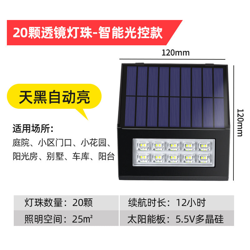 Solar outdoor lights for home, garden, balcony - waterproof led pathway lights, sensor street lights