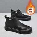 【100% genuine leather】men's 2025 martin boots - zipper casual leather shoes - high top, mid top, odor-resistant, height increasing