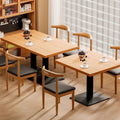 Commercial restaurant tables and chairs breakfast restaurant snack noodle shop long table milk tea barbecue restaurant one table four chairs combination dining chair