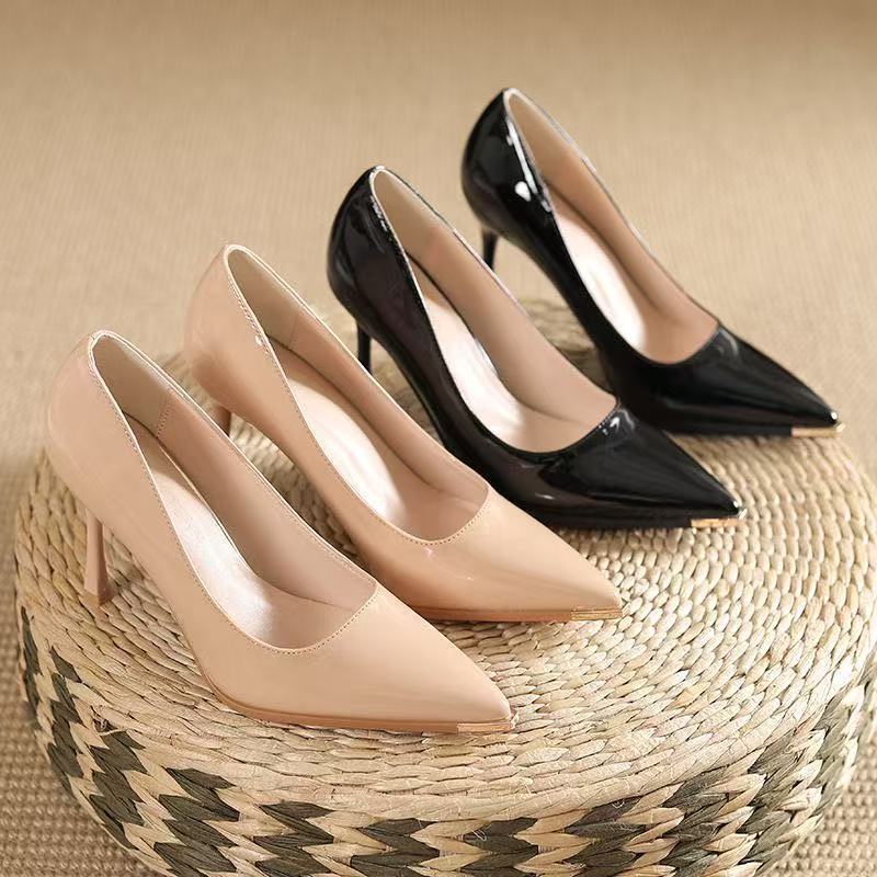 2025 soft-soled, low-cut heeled shoes: comfortable, non-slip, trendy, plus-size, and designed for all-day wear