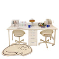Computer desk desk casualwhitekids study table for home student writing desk double long office desk dressing table