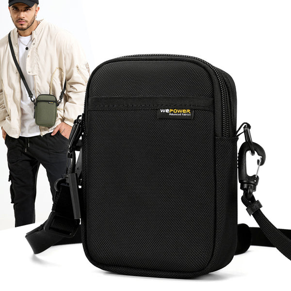 WEPOWER New Casual Messenger Bag Outdoor Wearable Fanny Bag Multifunctional Lightweight Mobile Phone Bag Shoulder Bag