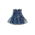 Girls' summer dress  new sequin tank dress baby girl chic mesh dress elegant trendy kids' dress