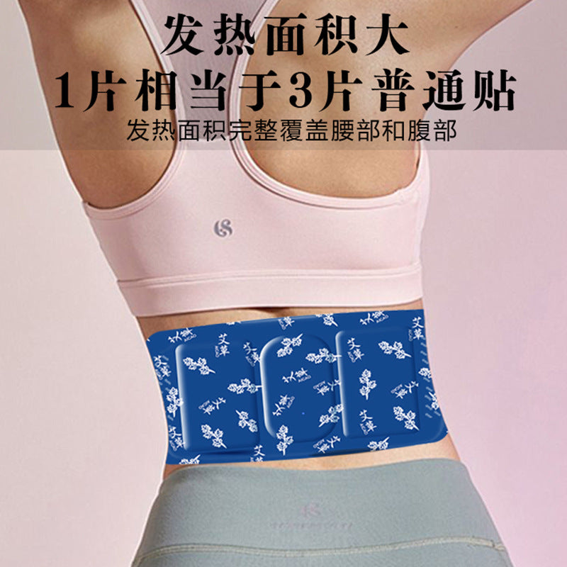 Mugwort waist warmer, waist protector, knee pads, steam hot compress, warm patch with warm moxibustion, neck, shoulder and waist heating patch, palace cold warm abdominal heat patch