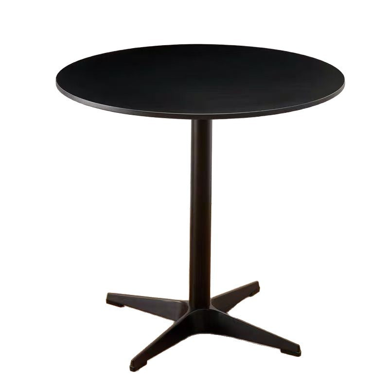 Minimalist particleboard dining table - perfect for cafes, bubble tea shops, small spaces, home use, balconies, outdoor dining, and business meetings