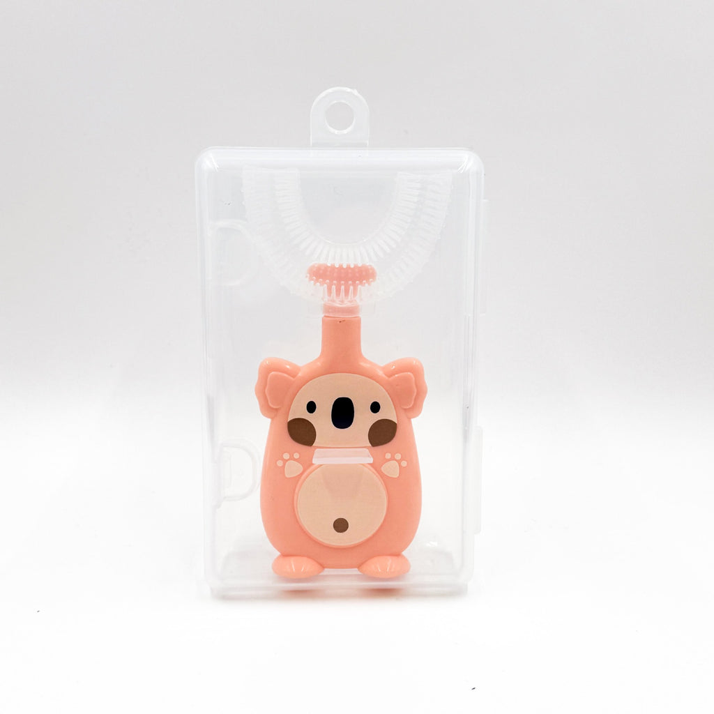 Children's u-shaped toothbrush Baby silicone toothbrush Baby oral cleaning toothbrush Soft children's toothbrush