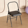 Thickened yoga yoga chair iyengar auxiliary yoga chair pu surface professional yoga chair auxiliary chair foldable chair