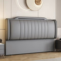 new arrival bedside soft bag modern simple solid wood light luxury technology backrest floor-standing ultra-thin spot thickened soft backrest