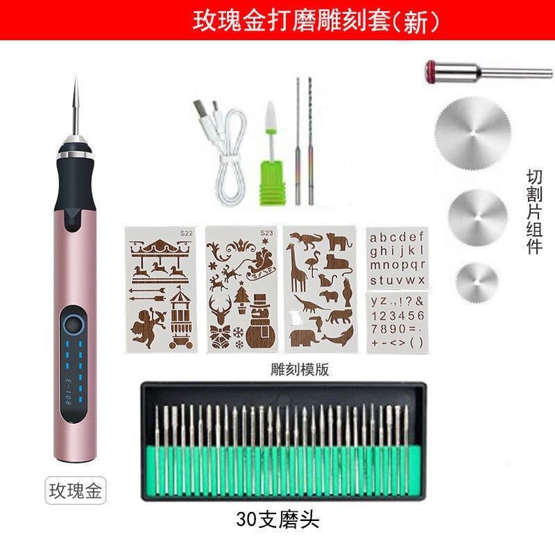 Lithium battery engraving pen, home polishing pen, mini sanding tool, electric grinder, sanding machine, electric grinding pen, power tool