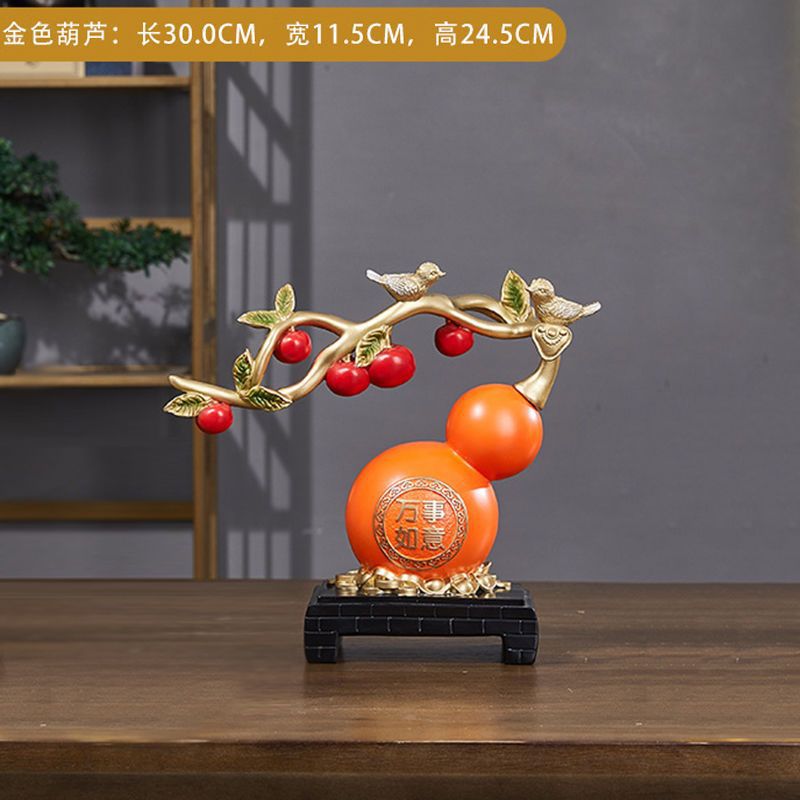 Lucky deer figurine - creative wine cabinet decoration for living room, office desk, home, housewarming gift, moving-in gift