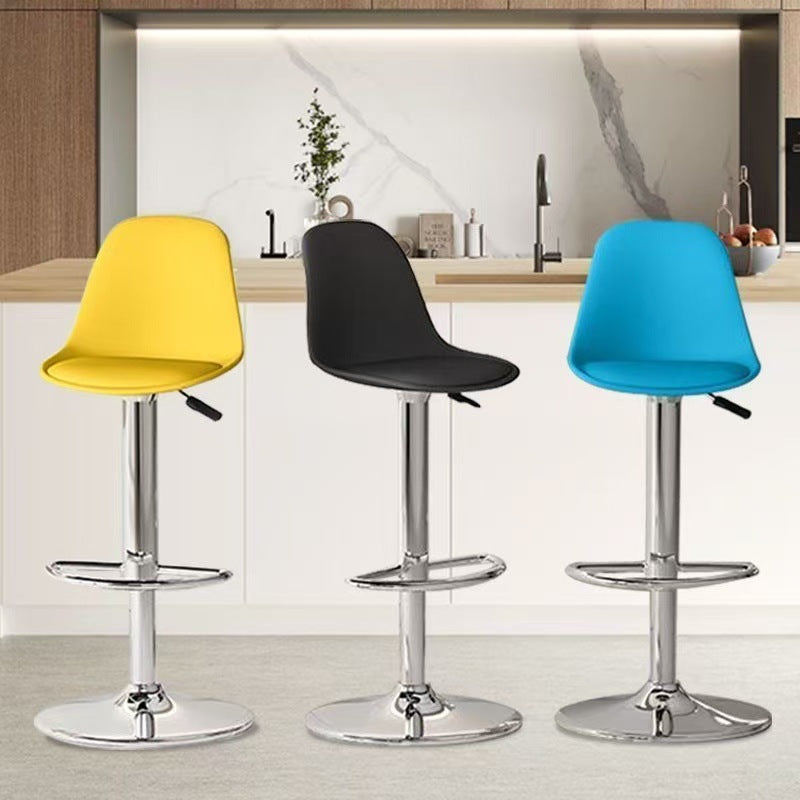 Bar chair modern casual bar chair cashier front desk adjustable back chair for home high stool bar high stool