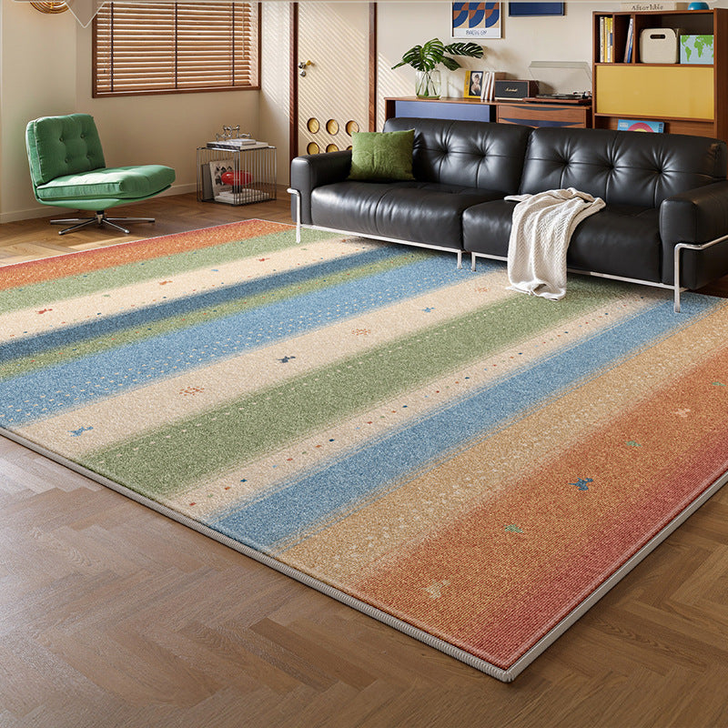 Removable and washable carpet living room bauhaus retro easy-care machine washable double-layer for home bedroom bedside soundproof floor mat