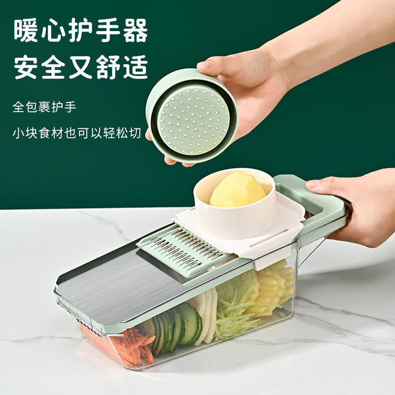 Vegetable slicer stainless steel panel kitchen for home thick shredded radish shredded shredder multifunctional potato shredded handy gadget