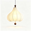 New chinoiserie fabric gourd chandelier zen tea room restaurant single head chandelier b&b retroprinting atmosphere chandelier