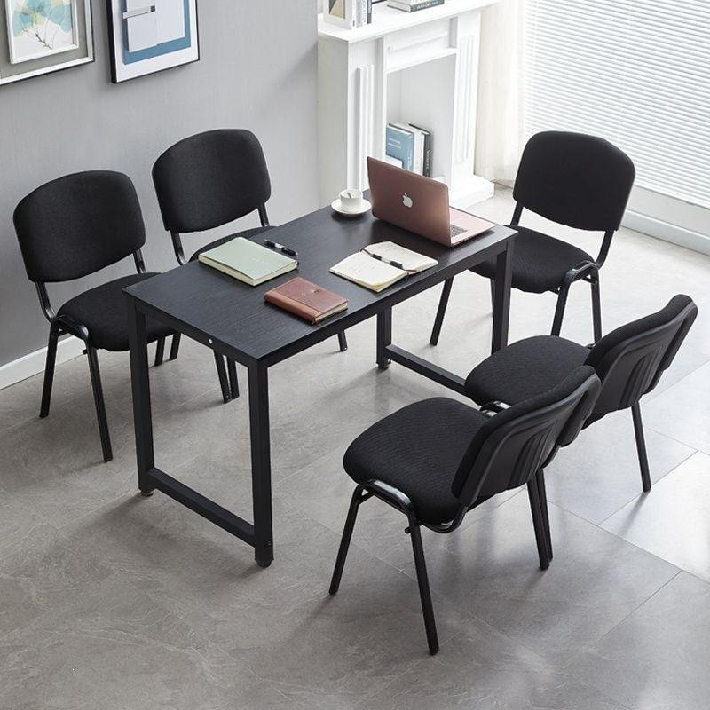 Stackable training chair - conference reception chair - comfortable backrest for extended sitting - ideal for gaming, chess, mahjong, and more - linen fabric