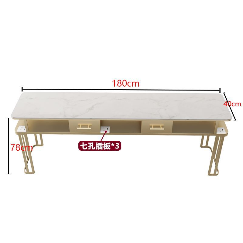 New arrival manicure table and chair suit single double three-person multi-functional manicure tableaccessible luxury vacuum cleaner manicure table marble