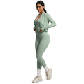 New cloud-like outdoor casual compression yoga set - quick-dry, high-waisted, slimming fitness activewear three-piece set