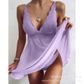 Export sexy women's dress breathable mesh lace sexy nightgown women's sexyintimates party pajamas