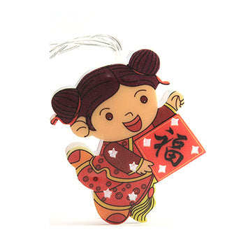 LED Chinese New Year red lantern light string Spring Festival Chinese New Year blessing atmosphere arrangement small flashing lights Chinese knot Fuwa lantern string