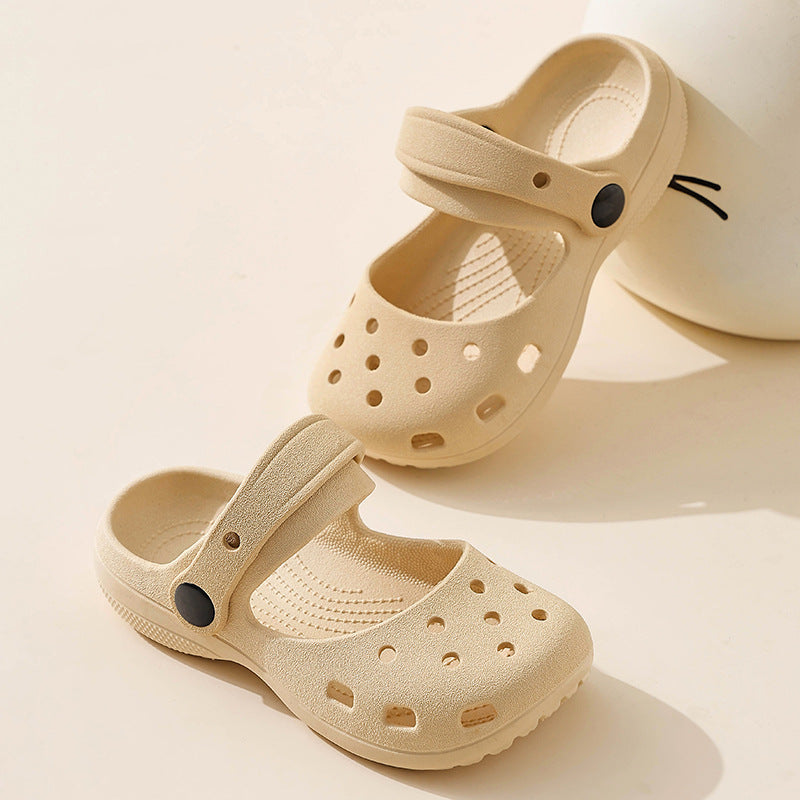 Kids' clogs: summer indoor anti-slip cartoon sandals for girls and boys, toddler and infant beach sandals for outdoor wear