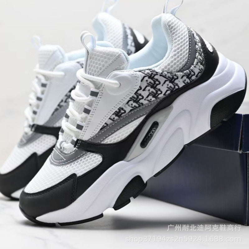 european station new arrivald home b22 sports shoes casualthick solefashionretro breathable men's and women's height increasing running shoes