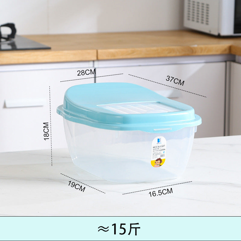 Large-capacity rice storage box Household sealed rice bucket Insect-proof and moisture-proof sealed flour storage Grain storage box wholesale