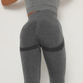 Customizable seamless knit butt-lifting yoga pants for women - perfect for running, fitness, and more. oem/odm available