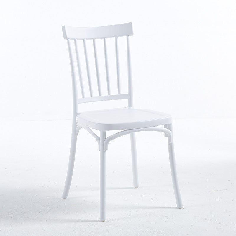 Factory direct american country style retro cafe dining chair, stackable backrest leisure chair for home use, cross-border wholesale
