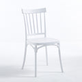 Factory direct american country style retro cafe dining chair, stackable backrest leisure chair for home use, cross-border wholesale
