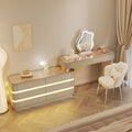 Khaki grey 102 table + xiantuo mirror + fairy chair combo