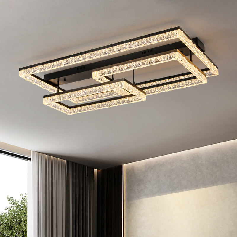 [Strict Selection] 2025 New Light Luxury Hall Main Lighting Modern Simple Atmosphere Advanced Sensing LED Ceiling Light
