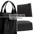 Large capacity satchel bagmen briefcase business casual men's bag office bag document computer bag document bag printing