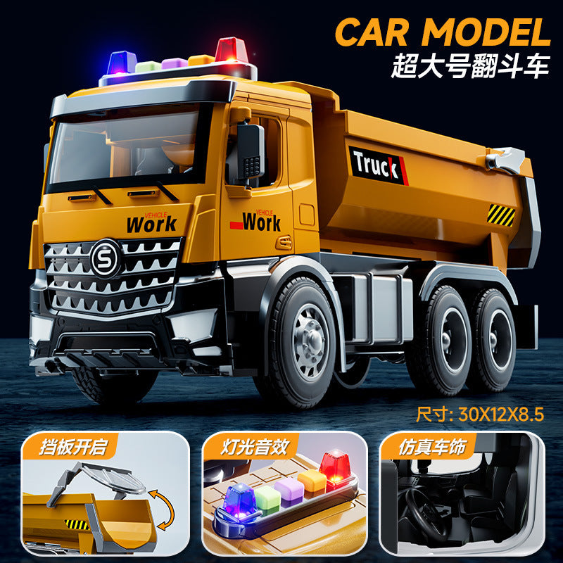 Kidsartificial city ladder fire truck toy boy engineering vehicle sanitation sprinkler inertia sound and light car model
