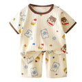 summer new arrivals: kids' short-sleeve and shorts sets - baby boys' and girls' t-shirt and shorts outfits, all-cotton wholesale