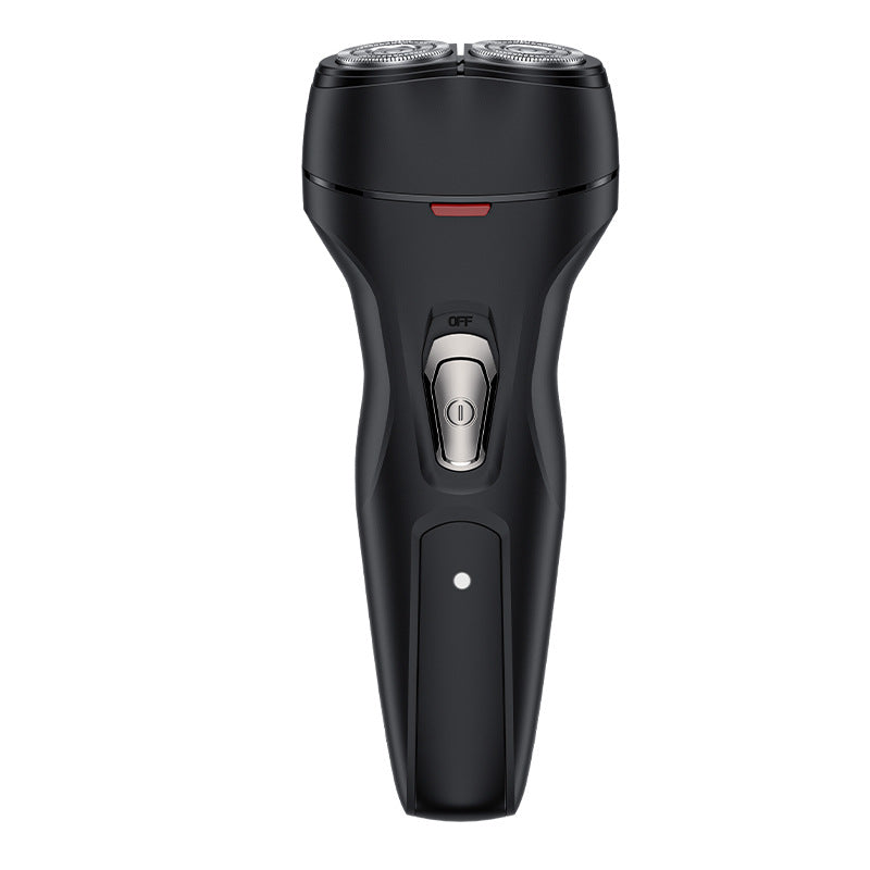 For homemini electric shaver men double ring floating head shaving knife washable portable fast charging