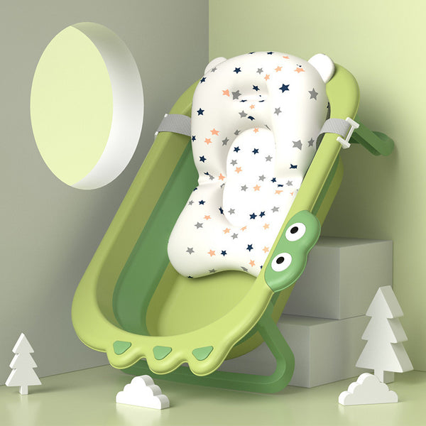 Foldable children's bath wholesale, basin, newborn baby bath, household large reclining baby bath