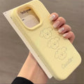 Simple drawing of three puppies printing suitable for apple 17pro glutinous rice shell korean iphone18 mobile phone protective case
