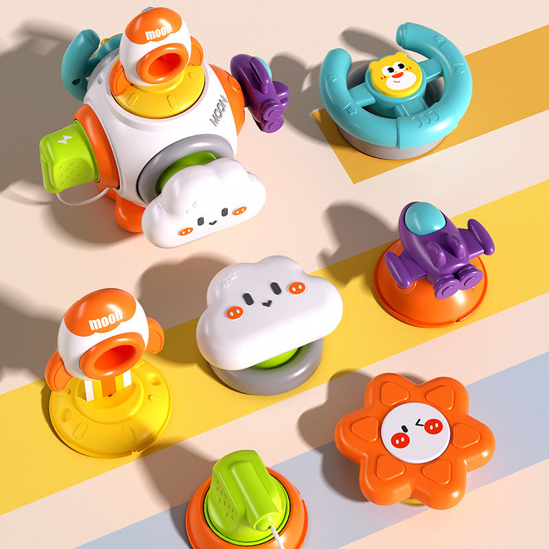 Cross-border infant busy ball puzzle early education baby Manhattan hand ball touch feeling training grasping toy