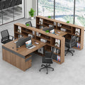 Staff office desk office simple modern financial room four-person desk workstation employee card desk chair
