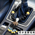Car pendant car pixiu gear hanging transfer beads imitation obsidian car pendant rearview mirror decoration supplies