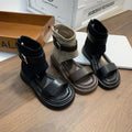 Cool and stylish girls' sandals with buckle straps, princess-style high-top sandals for kids, summer footwear for girls aged 3-7, fashionable shoes for girls