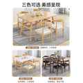 Dining table small apartment for home modern casual dining table and chairs commercial fast food restaurant table and chair combination dining table rectangular table