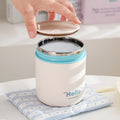 304 stainless steel portable lunch box - double layer insulated soup & porridge cup - office worker's sealed instant noodle bowl - bento box