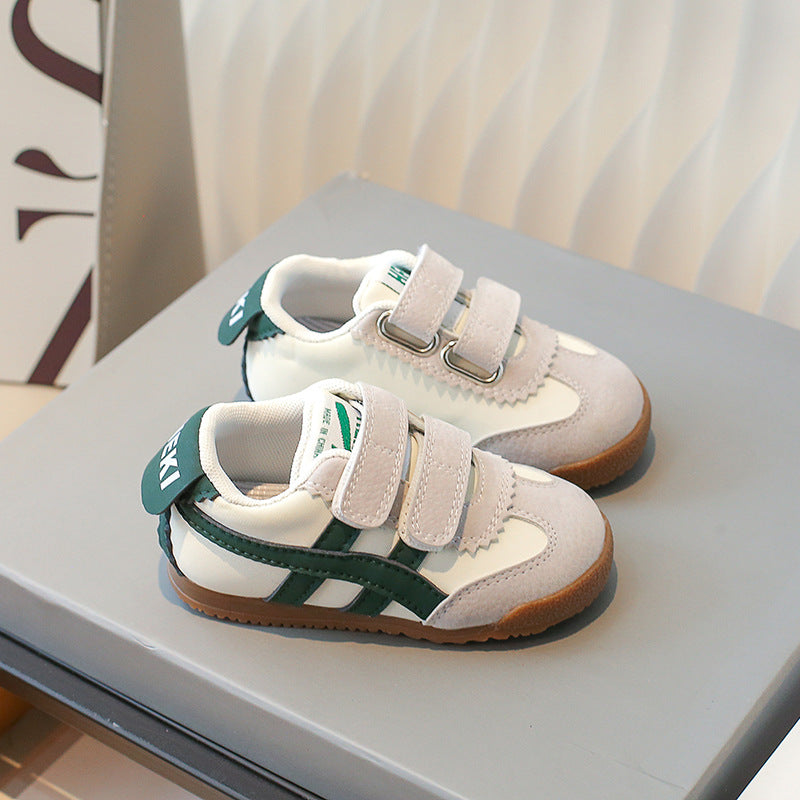 Children's small Forrest Gump board shoes 2025 spring new boys and girls non-slip soft-soled casual board shoes children's sports shoes