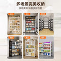 Multi-tier home storage rack, adjustable shelving unit for living room, supermarket multi-functional display shelf