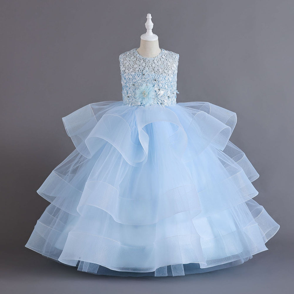 children's clothing, kids' formal dresses, tulle princess dresses, flower girl dresses, high-end birthday dresses, runway show performance gowns, evening dresses, and dresses