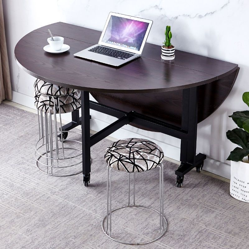 Foldable table home coffee table foldable movable dining table small apartment 70% off table round table living room large round table