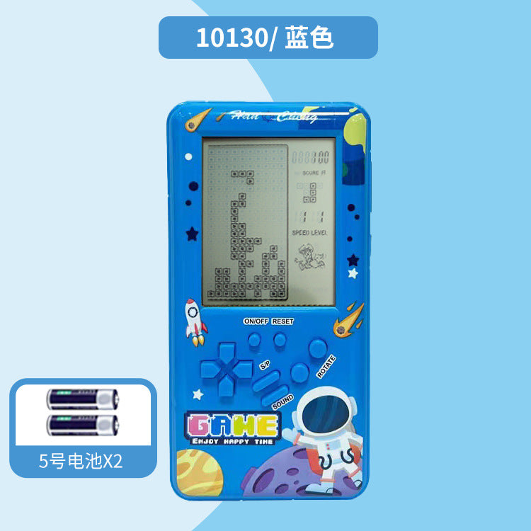 Wholesale cross-border large screen tetris game console - classic retro nostalgic 80/90s handheld game console for kids
