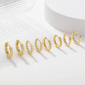 new arrival jewelry fashion exquisite zircon earrings small round ball normcore earrings cable stitch twisted circle earrings