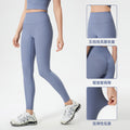 New high-waisted seamless yoga pants for women - slimming, shaping, ruched peach lift, workout & fitness cropped leggings d25043